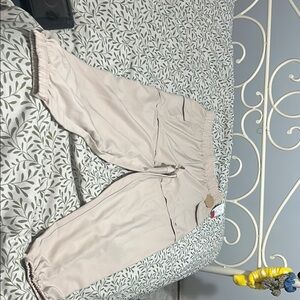 Beige Jogger Pants